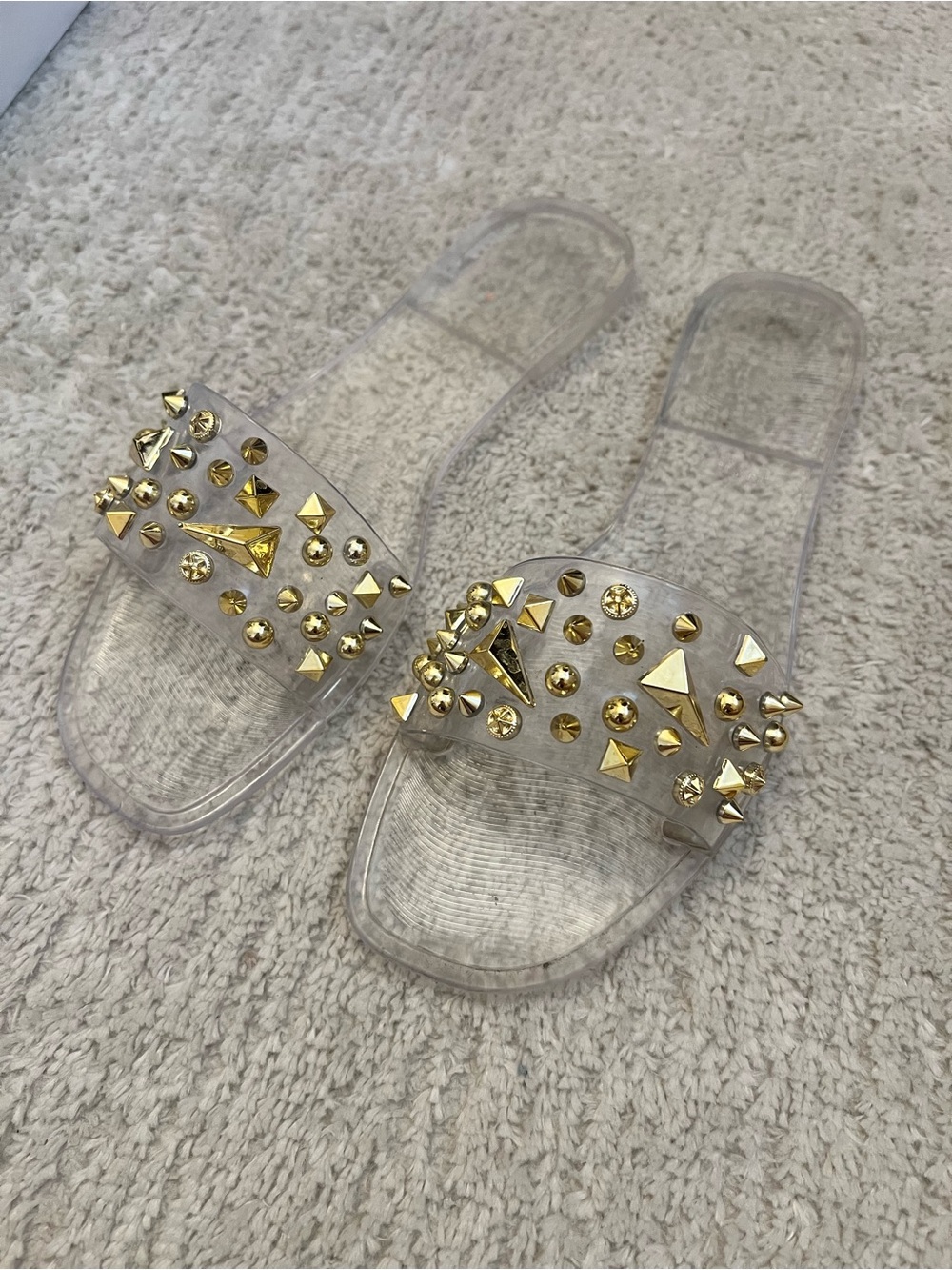 BAMBOO Clear/Transparent Sandals